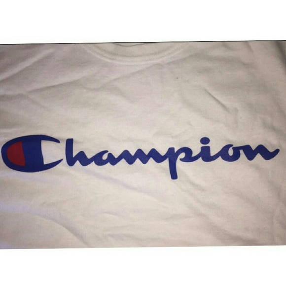 💕90s VINTAGE CROPPED CHAMPION TEE - WHITE😍💕 - Picture 5 of 6